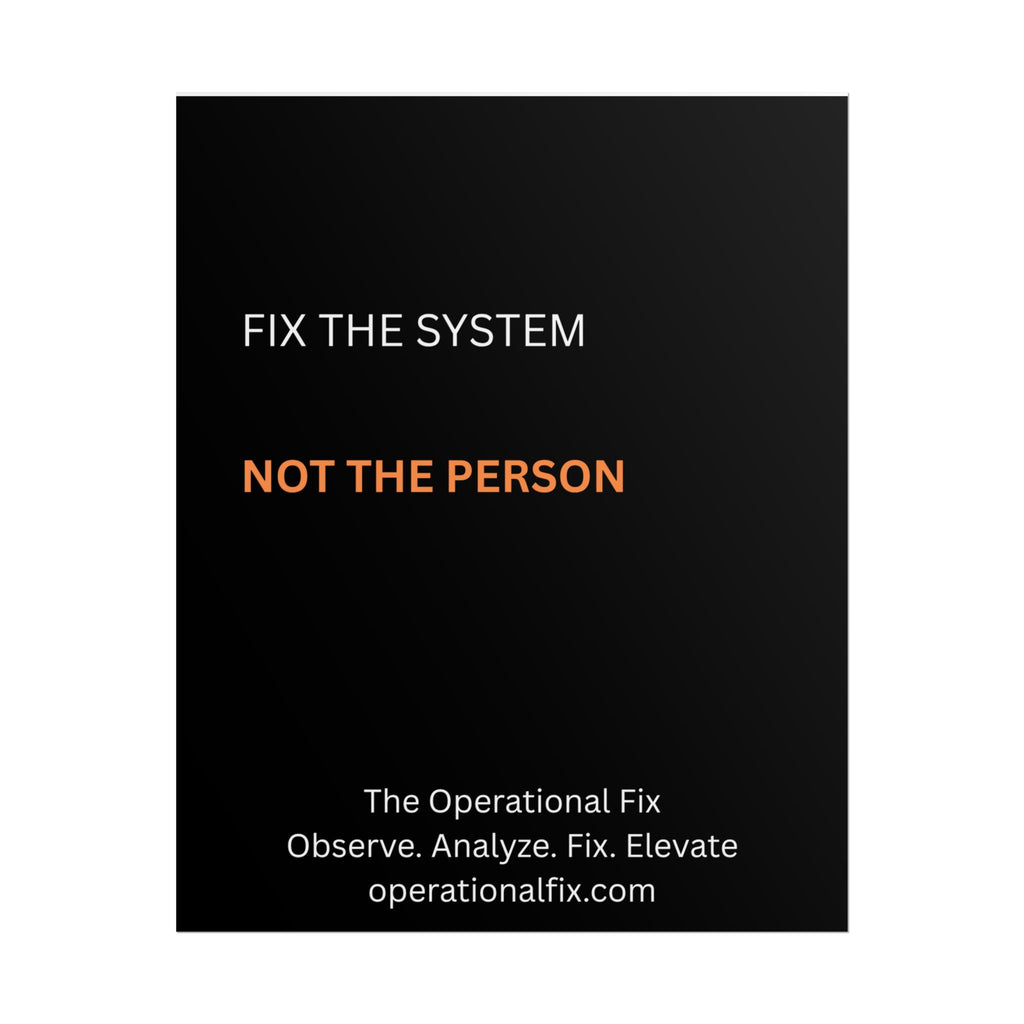 Statement Series No. 005 – Fix the System™ (Midnight)