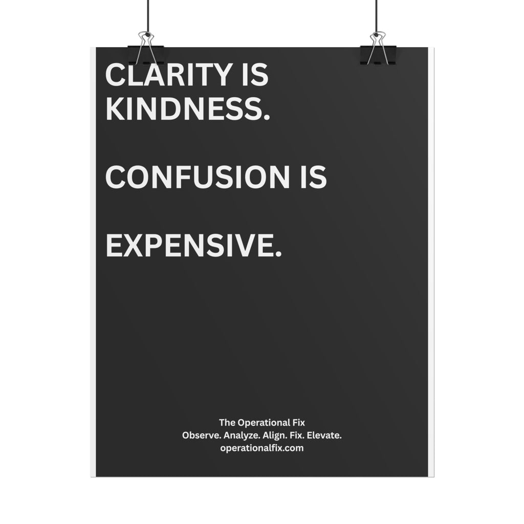 Statement Series No. 002 – Clarity Is Kindness™