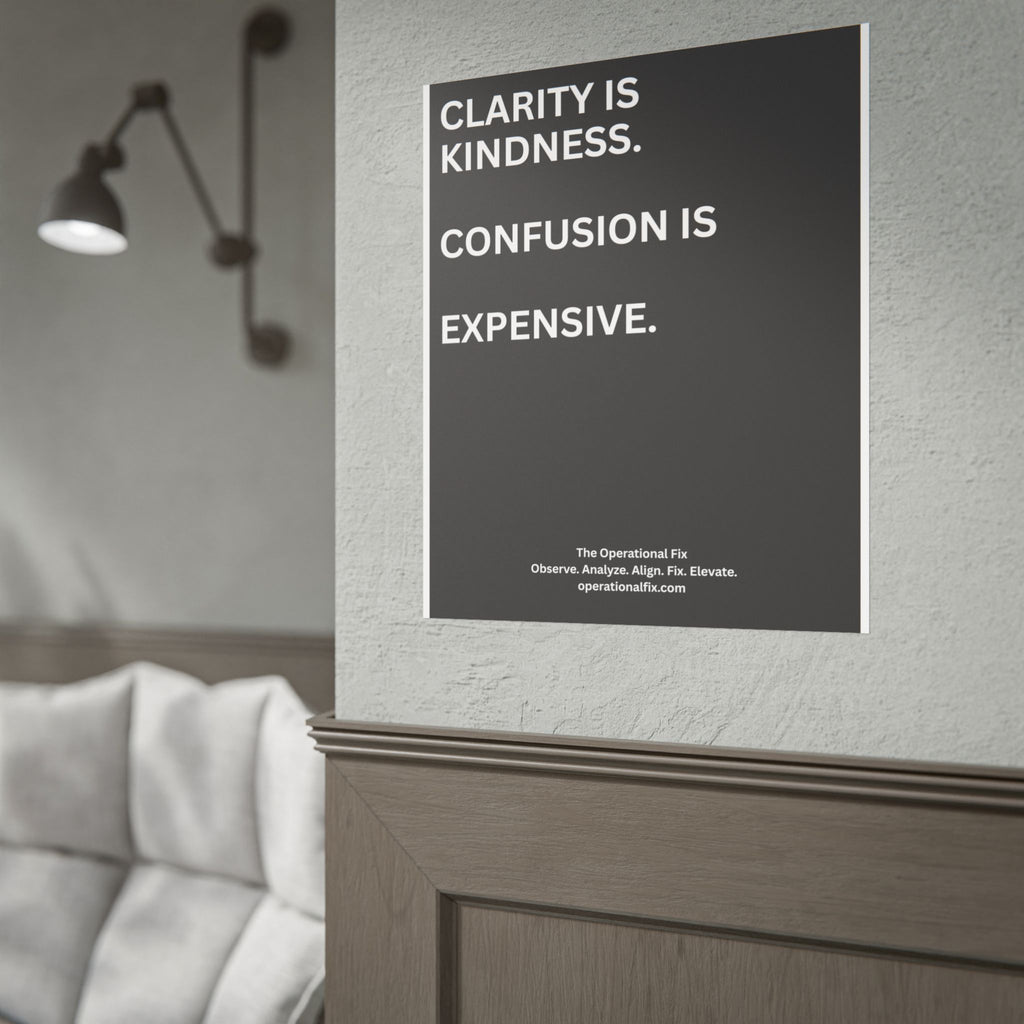 Statement Series No. 002 – Clarity Is Kindness™