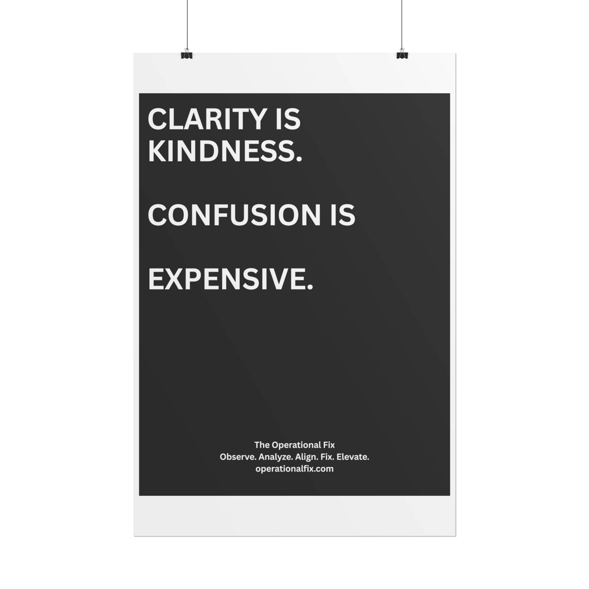 Statement Series No. 002 – Clarity Is Kindness™
