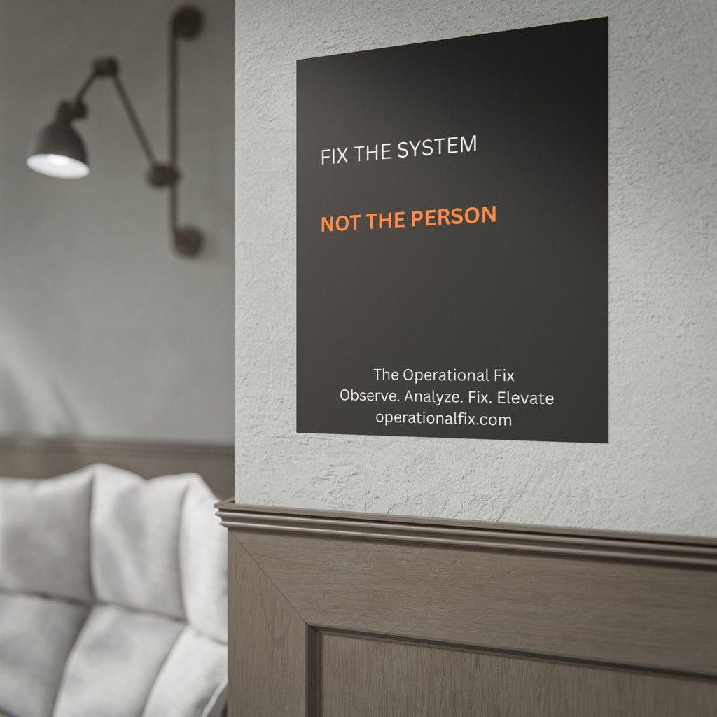 Statement Series No. 003 – Fix the System™