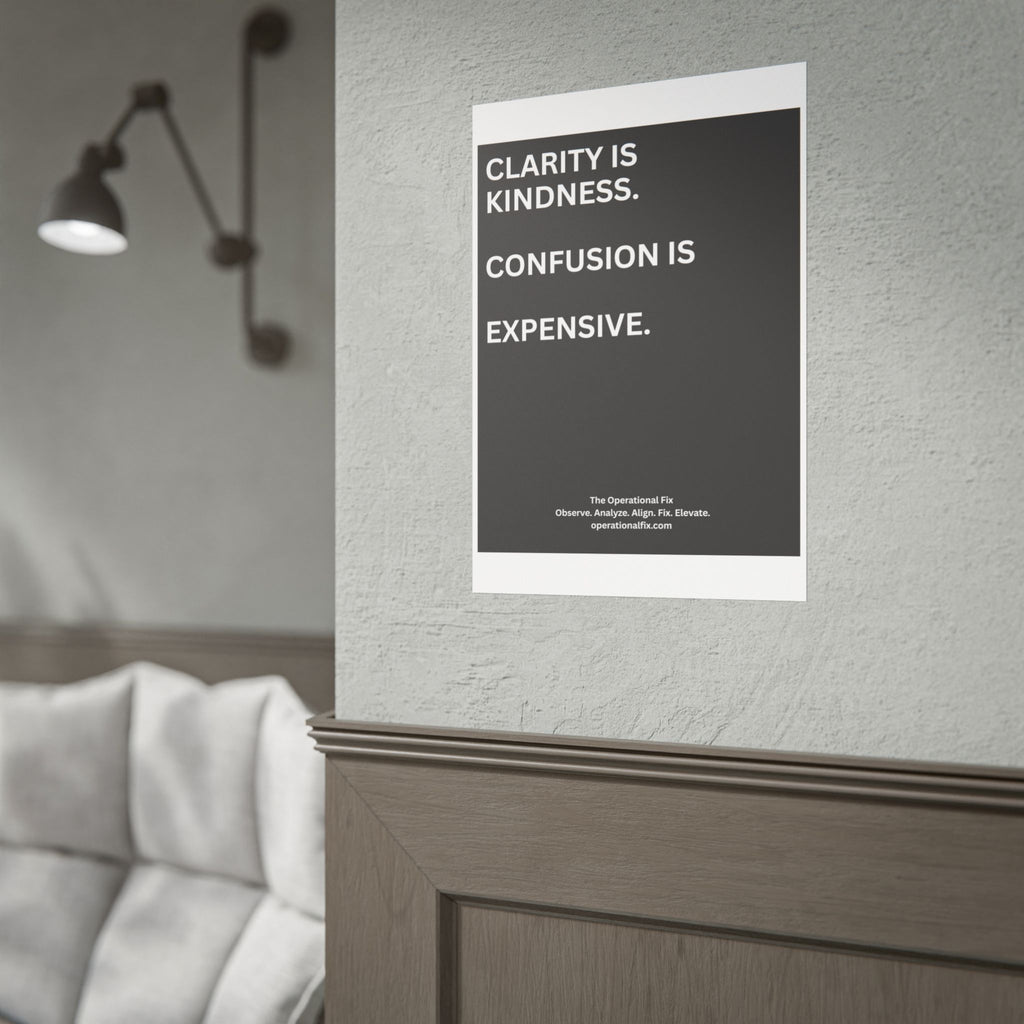 Statement Series No. 002 – Clarity Is Kindness™