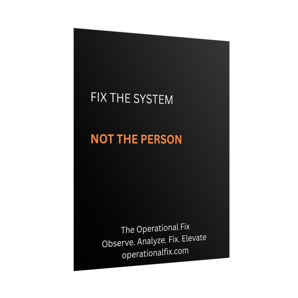 Statement Series No. 005 – Fix the System™ (Midnight)