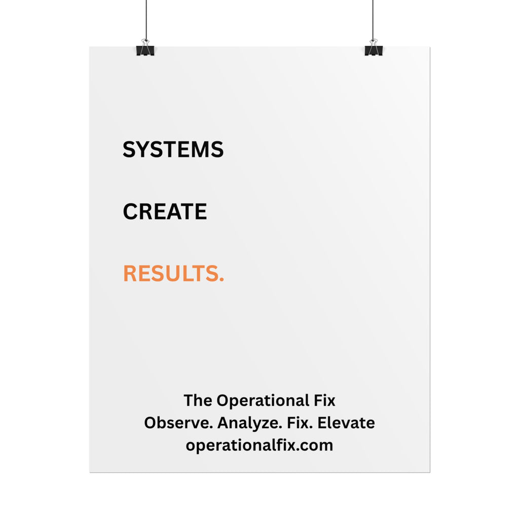 Statement Series No. 010 – Systems Create Results™ (Midnight)