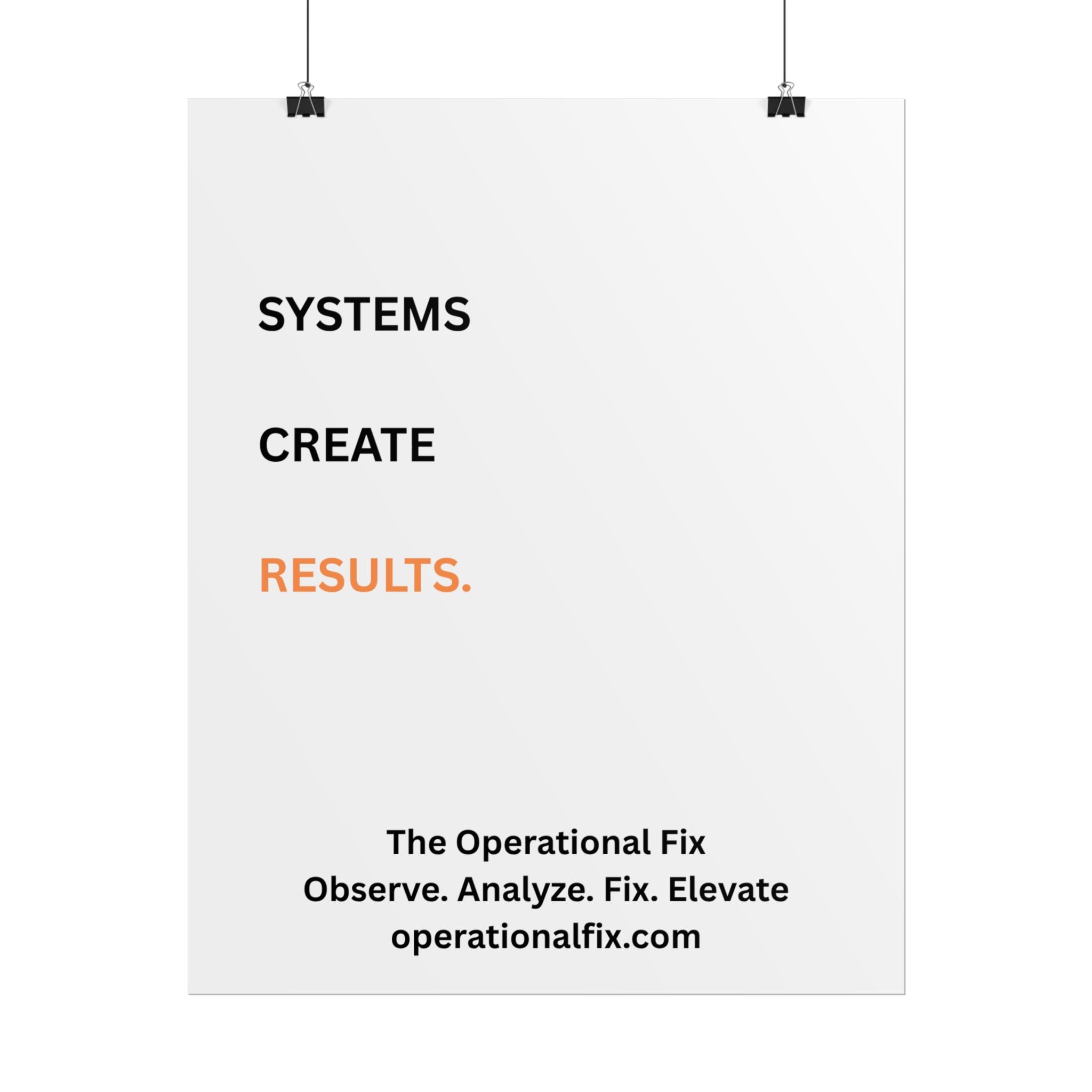 Statement Series No. 010 – Systems Create Results™ (Midnight)