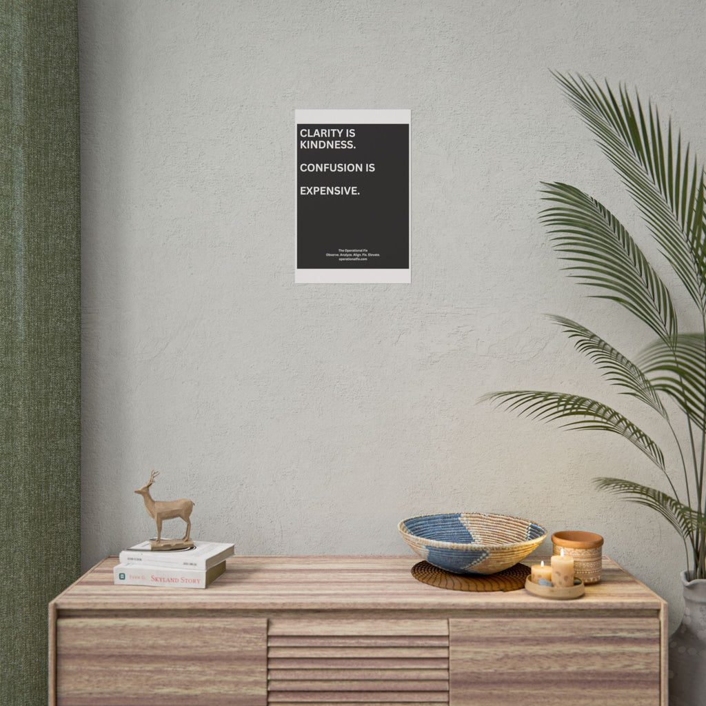 Statement Series No. 002 – Clarity Is Kindness™