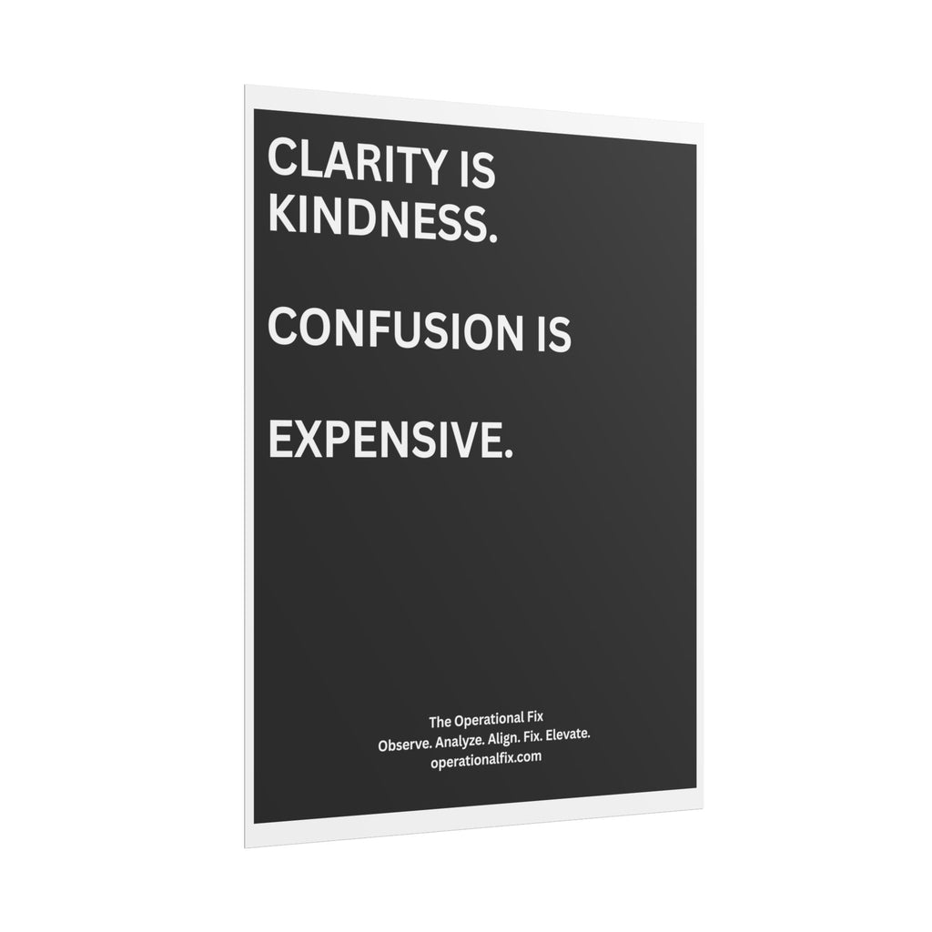 Statement Series No. 002 – Clarity Is Kindness™